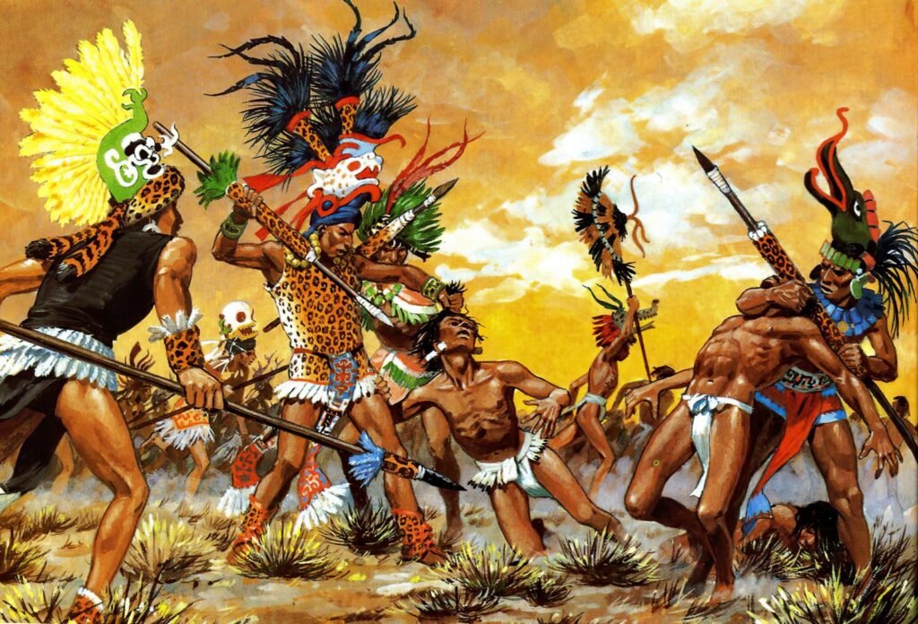 Kriegerisches Zeremoniell in der Kultur der Maya