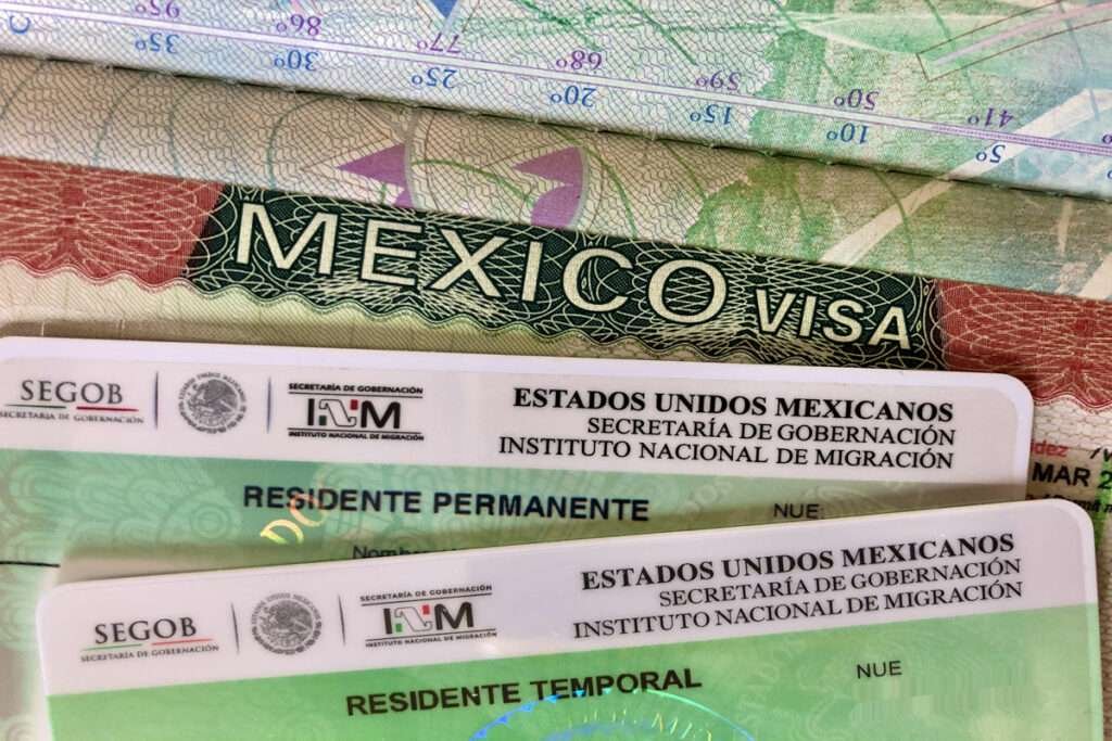 Visa und Aufenthaltskarten für das Einwandern nach Mexiko