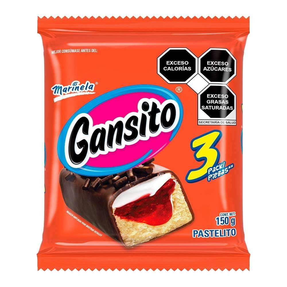 Gansito Snackkuchen – klassische mexikanische Süßigkeit mit Schokoglasur und Marmelade