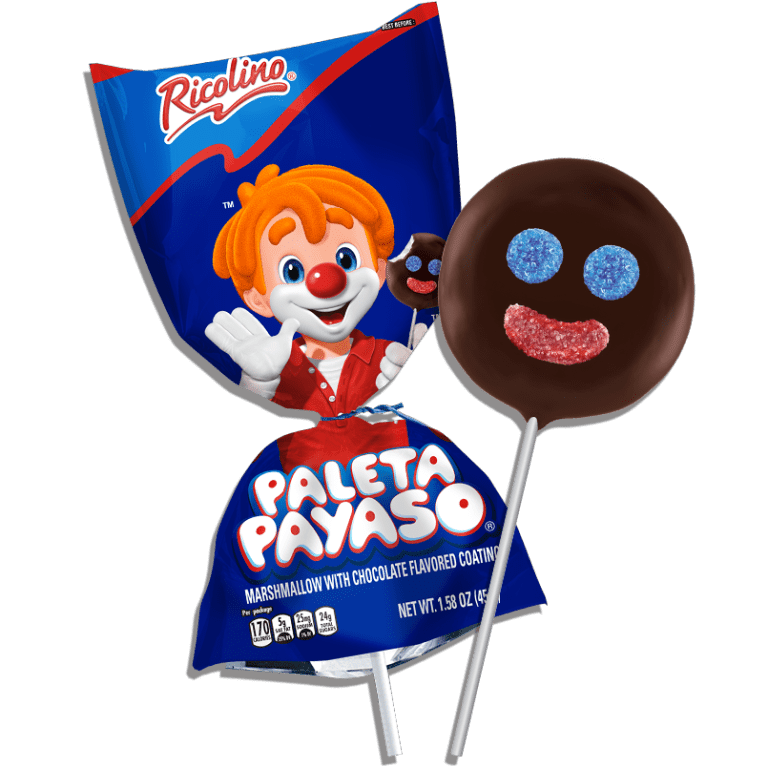Paleta Payaso – eine der bekanntesten mexikanischen Süßigkeiten mit Schokoladenüberzug und Marshmallow