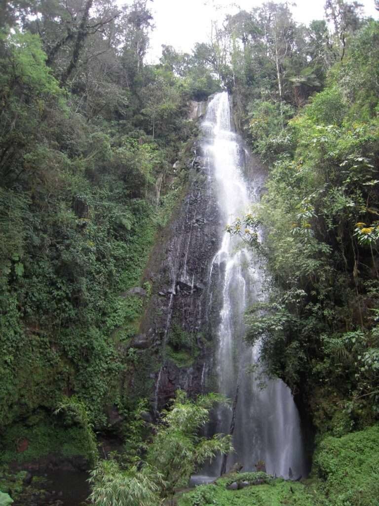 Wasserfall in Rancho Viejo bei Xalapa im Ortsteil La Juntilla